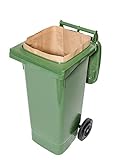240 Lt. kompostierbare Papiersäcke für Biotonnen, 1-lagig, reißfest & nassfest (25 Stk.)