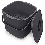 YourCasa Biomülleimer Küche 4L Komposteimer für alltäglichen Biomüll...